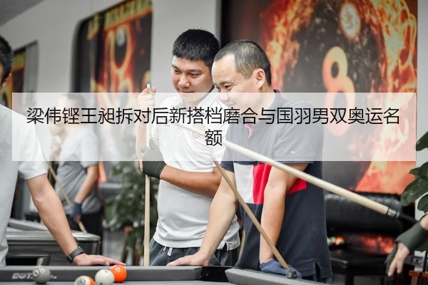 梁伟铿王昶拆对后新搭档磨合与国羽男双奥运名额